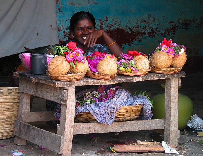 Mysore Basket Lady